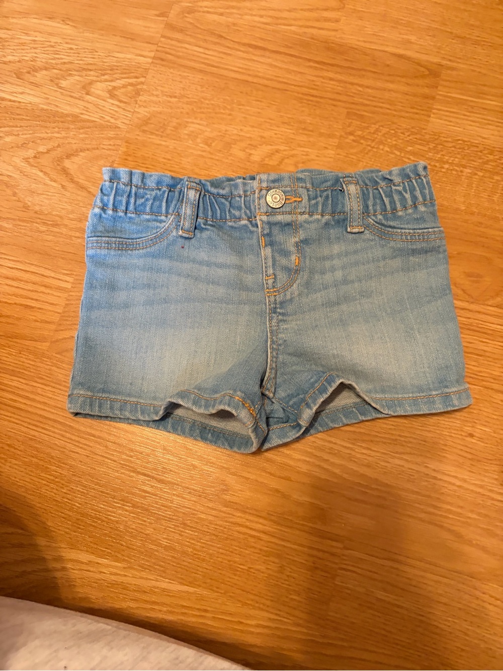 OshKosh B'gosh Light Blue Denim Girls' Shorties